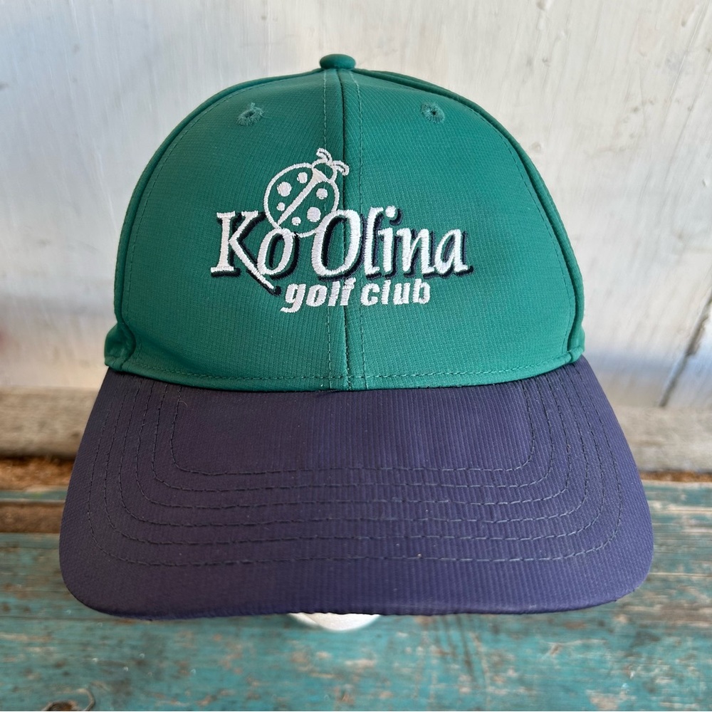 Ko Olina Golf Resort Hat Green Cap Oahu Hawaii Adjustable Ladybug Imperial Aloha
